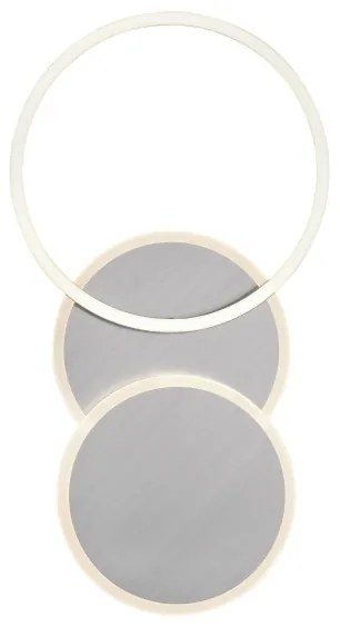 Plafonieră LED/25,5W/230V crom mat Leuchten Direkt 14116-55