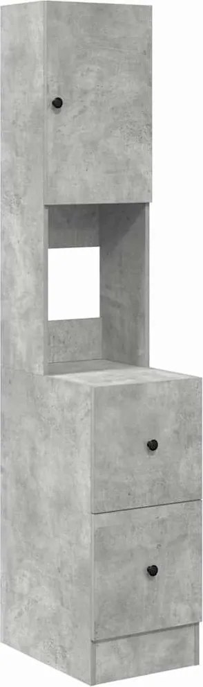 vidaXL Dulap de bucătărie cu sertar Gri 35 x 50 x 180 cm Lemn compozit