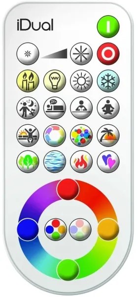 SET 3x corp de iluminat LED RGB încastrat pentru baie ARGON LED/7,3W/230V IP44 + telecomandă