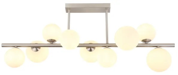 Lustră LED pe tijă RIHA 9xG9/3W/230V crom Globo 56140-9D