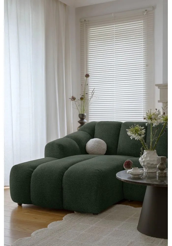 Colțar verde închis (cu colț pe partea dreaptă/în formă de "U") Shell – Miuform