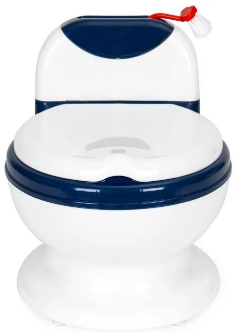 Oliță în formă de toaletă cu interior detașabil și perie