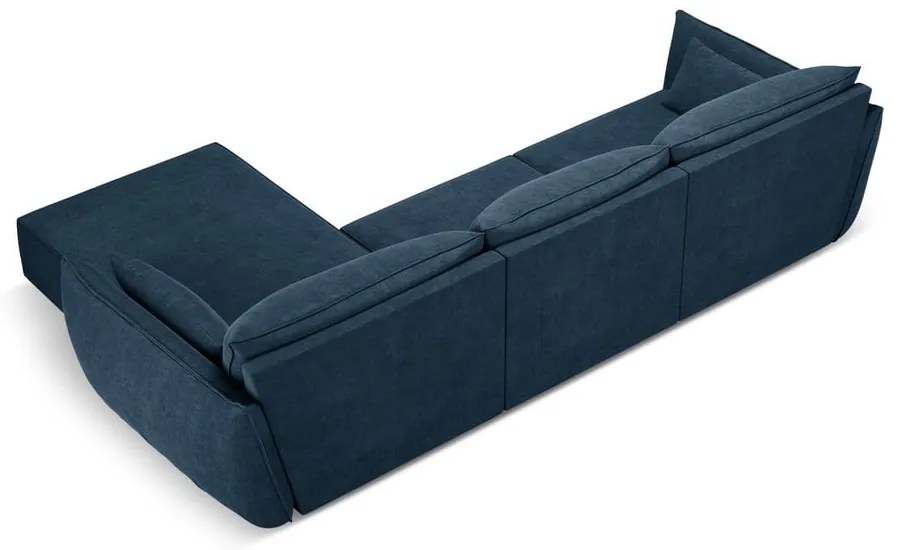 Colțar albastru închis (pe partea dreaptă) Vanda – Mazzini Sofas