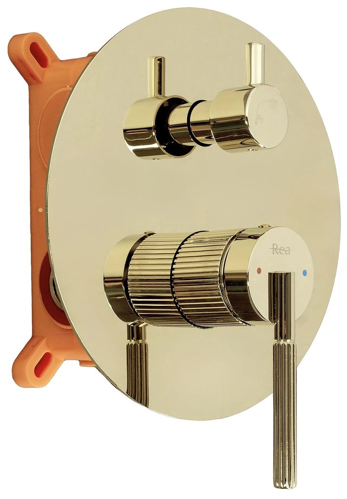 Set de dus incastrat Rea Argon Gold + BOX