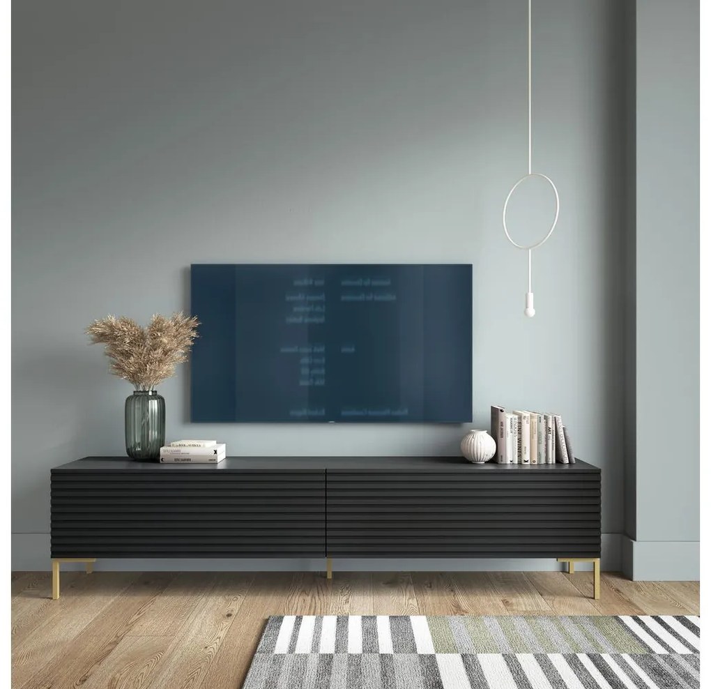 Masă TV Lamellito 175  (negru). 1098826