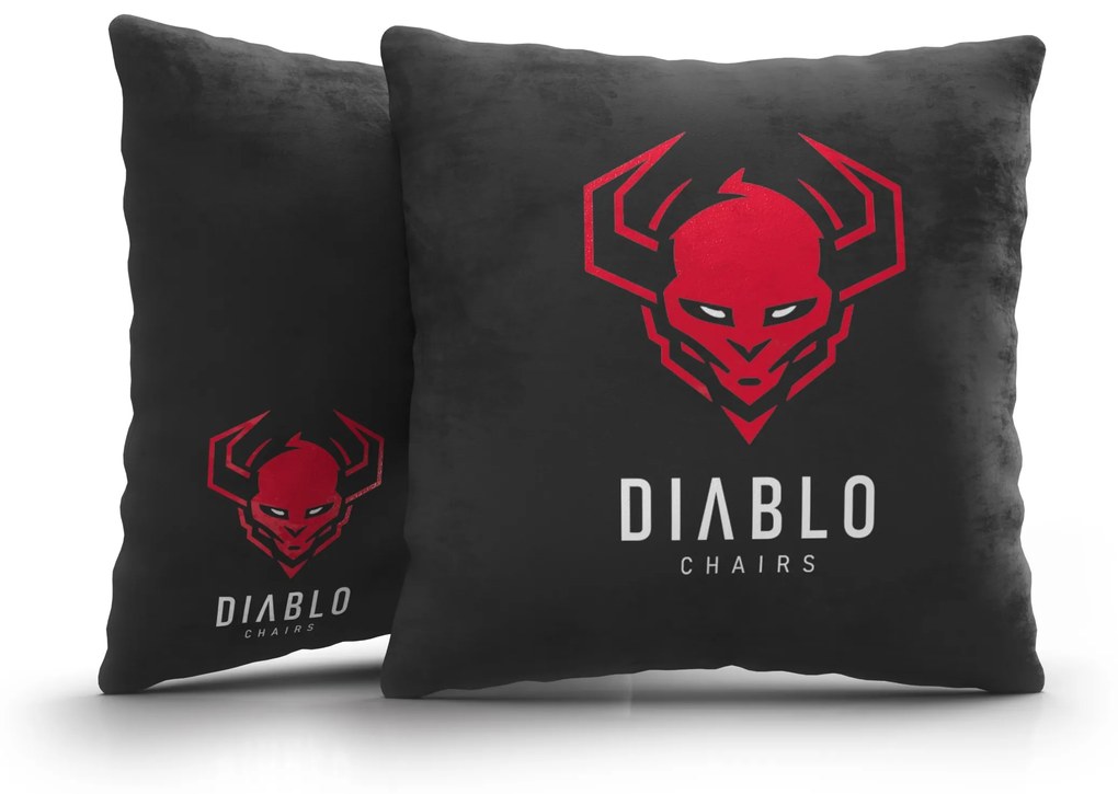 Pernă decorativă Diablo Chairs: neagră