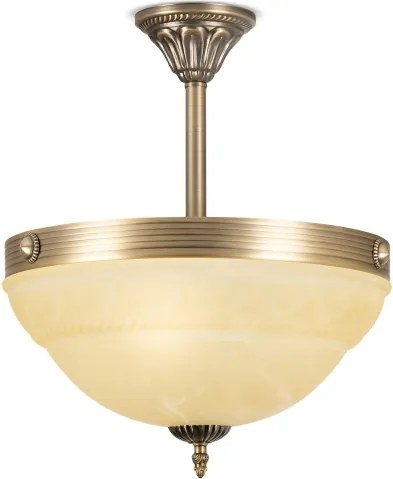 BRILAGI - Lustră pe tijă DAHLIA 3xE27/40W/230V Ø 37 cm, alamă