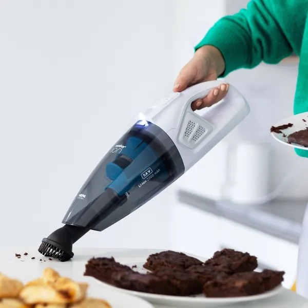 Niceboy ION Hurricane R1 - Aspirator portabil 50W/2200 mAh alb/bleu