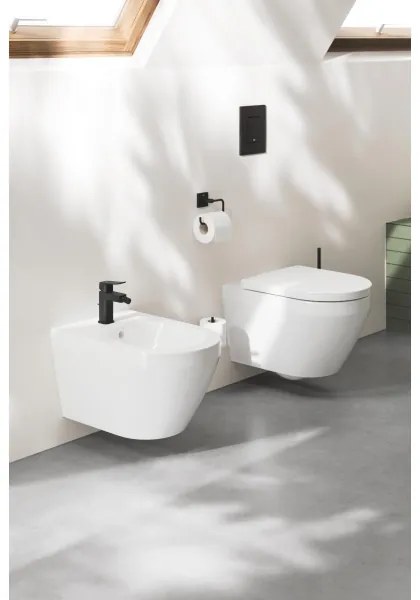 GROHE 409782430 - Suport pentru hârtie igienică START CUBE, negru