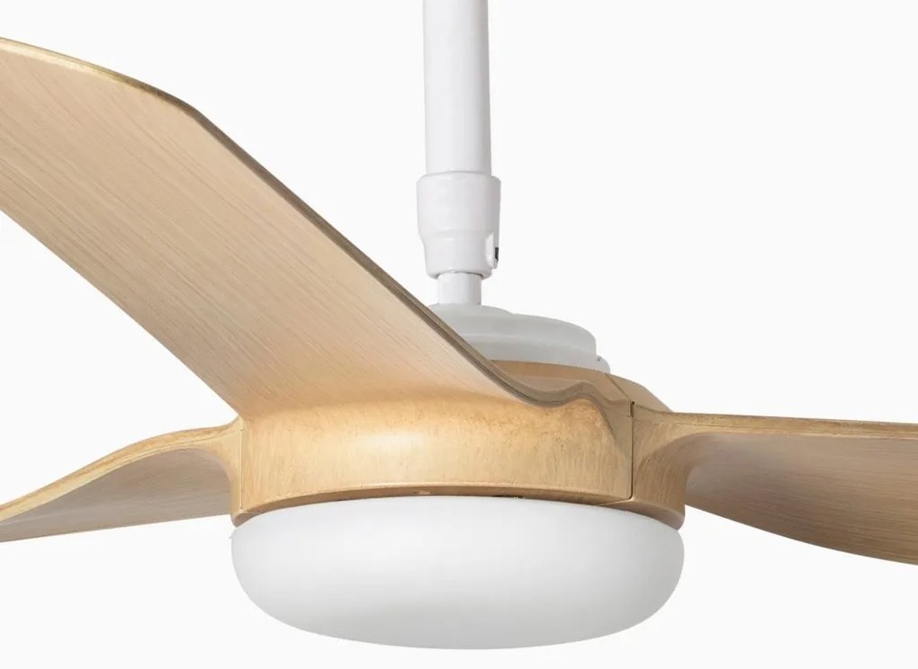 Ventilator de tavan cu telecomanda PUNT M alb/artar