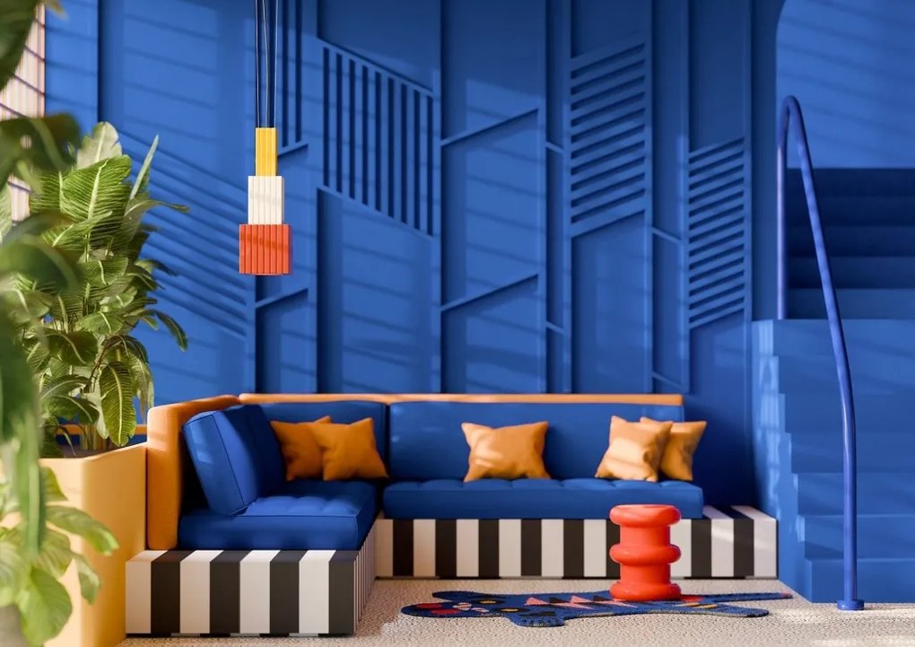 Lustra din ceramica design italian arhitectural Metra