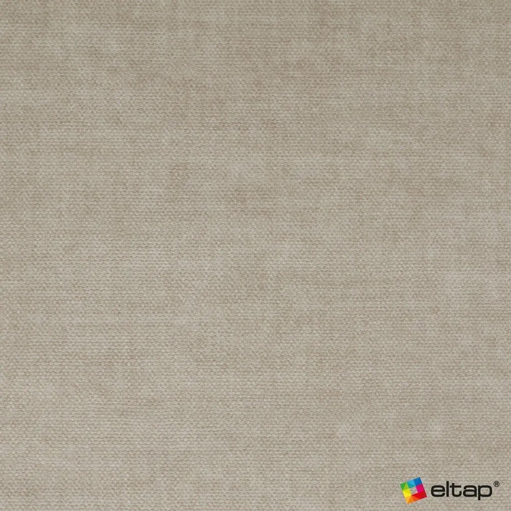 Colțar bej extensibil/cu spațiu de depozitare cu tapițerie din catifea (cu colț pe partea stângă/în formă de ”L”) Barea – ELTAP