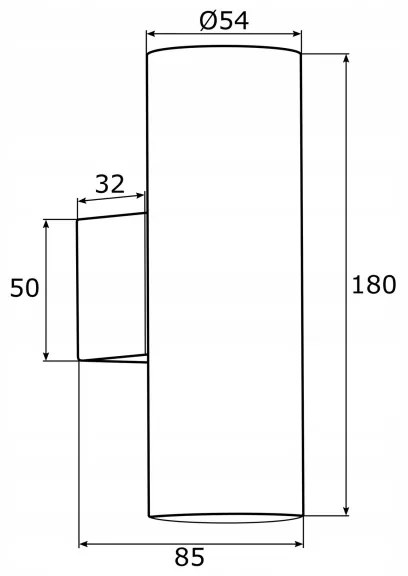 Aplică Argon 0913 MITOS 2xGU10/5W/230V alamă