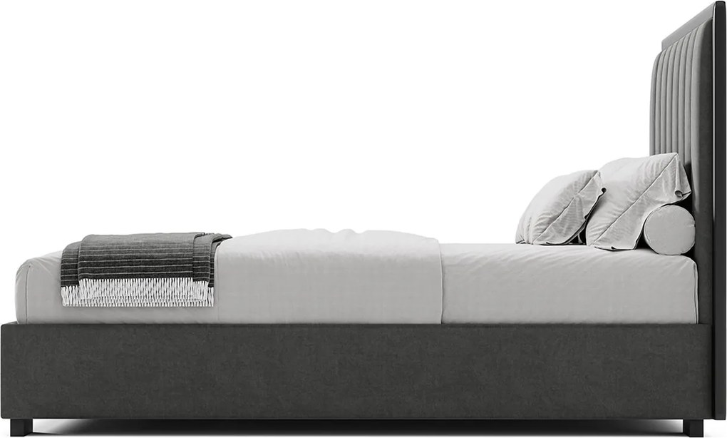 Pat Denver Tapitat cu Saltea 120/140/160/180x200cm - 120x200