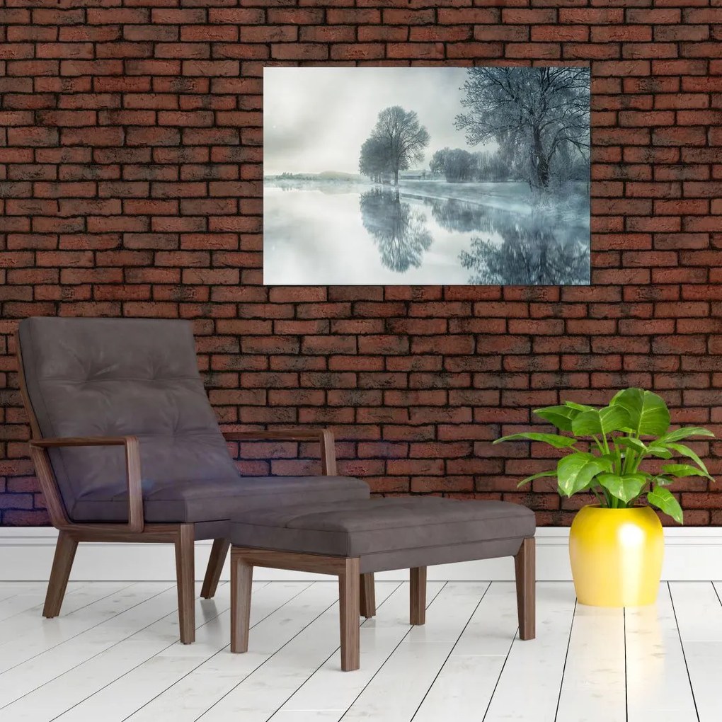 Tablou cu natura iarna (90x60 cm)