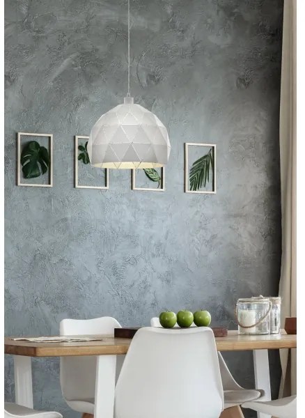 Eglo 97855 - Lustră pe cablu ROCCAFORTE 1xE27/60W/230V