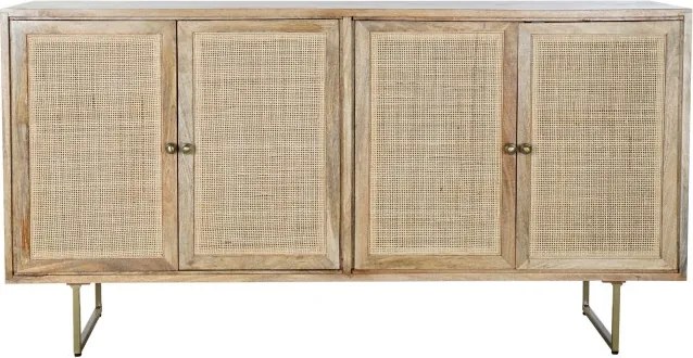 Bufet natur , din lemn de mango si rattan