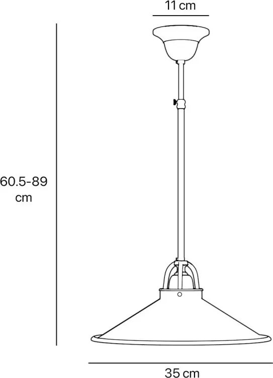 Pendul stil industrial din alama personalizabila Alice