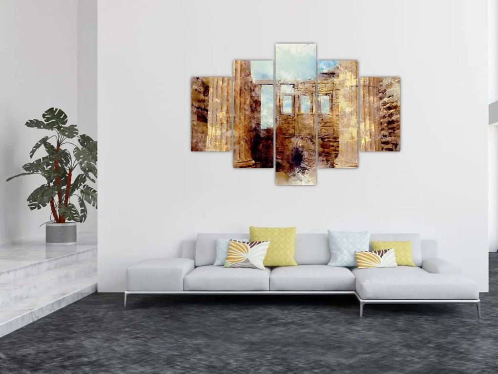 Tablou - Erechtheion, Atena, Grecia (150x105 cm)