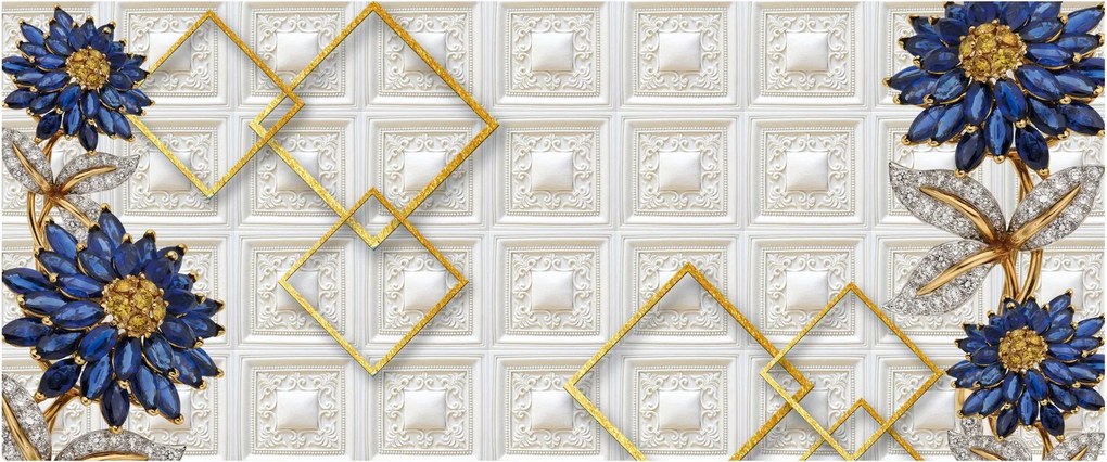 Tablou - Flori de diamant (120x50 cm)