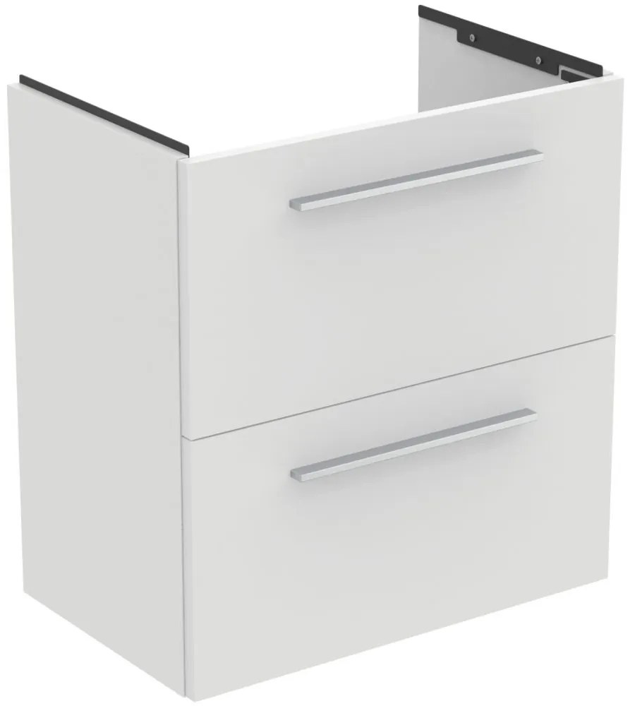 Dulap baza lavoar, 60x38x63 cm, 2 sertare, alb mat Alb mat