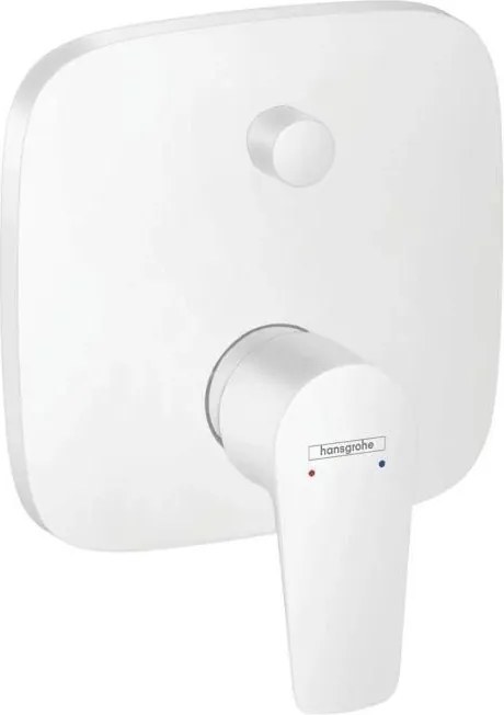 Baterie cada - dus incastrata Hansgrohe Talis E monocomanda alb mat