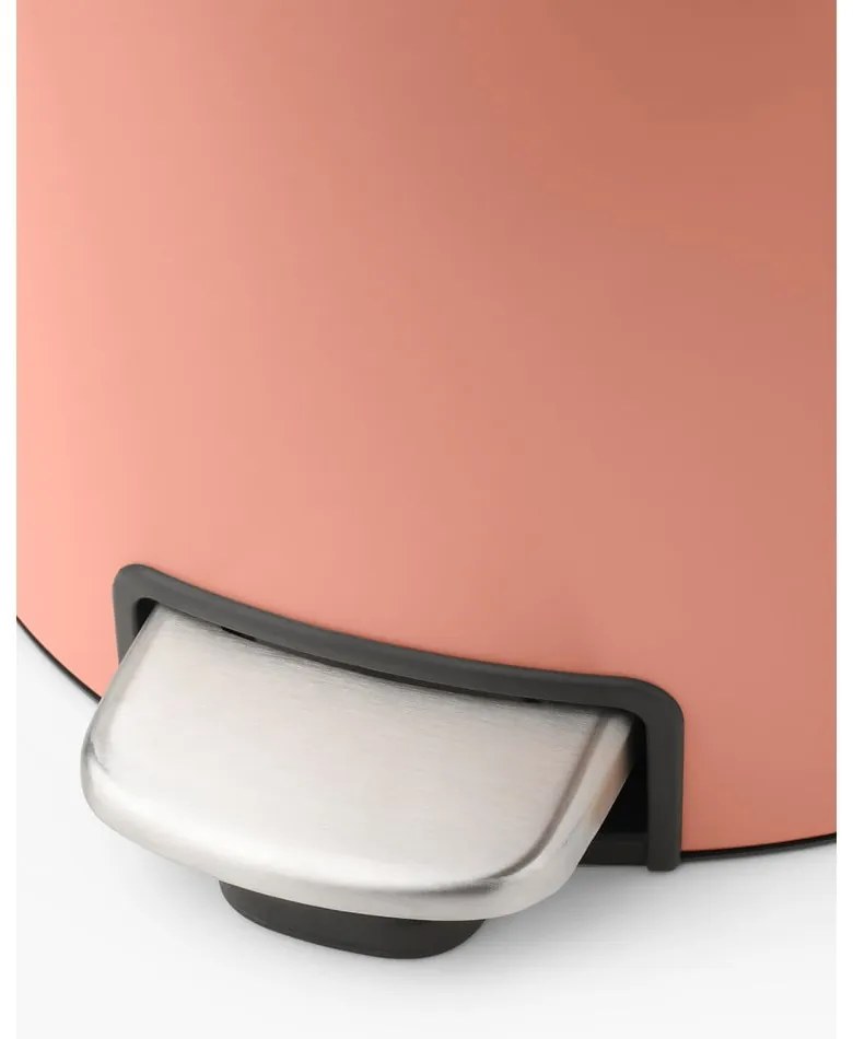 Coș de gunoi somon cu pedală din oțel 30 l NewIcon – Brabantia