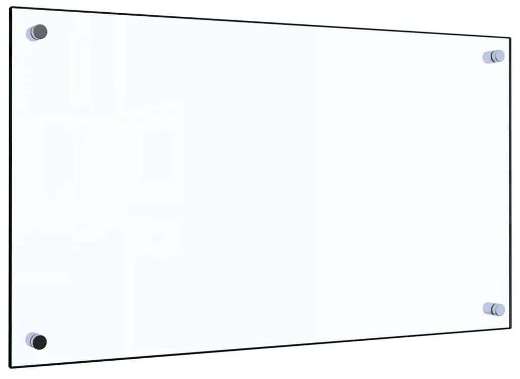 vidaXL Panou antistropi bucătărie transparent 70x40 cm sticlă securiz.
