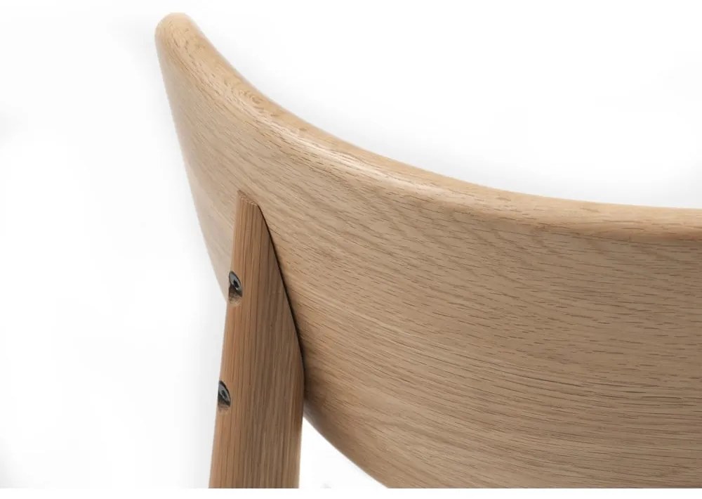 Scaun de dining gri deschis/în culoare naturală Elim – Unique Furniture