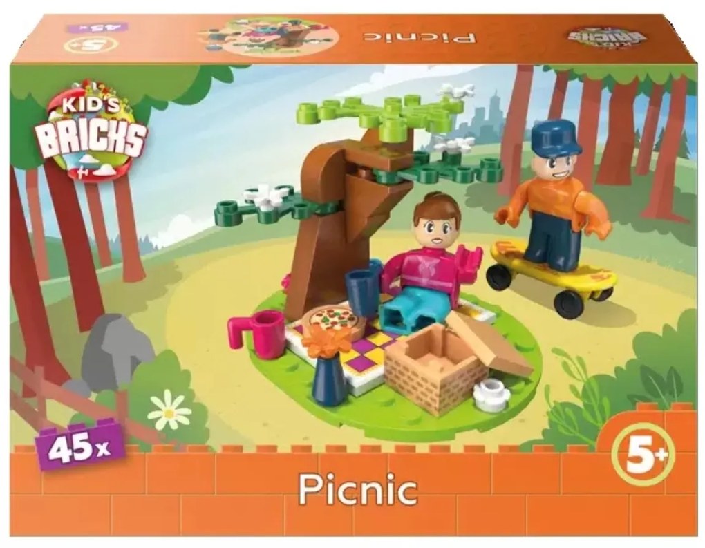 Set de constructie Kid's Brick PICNIC, 45 buc