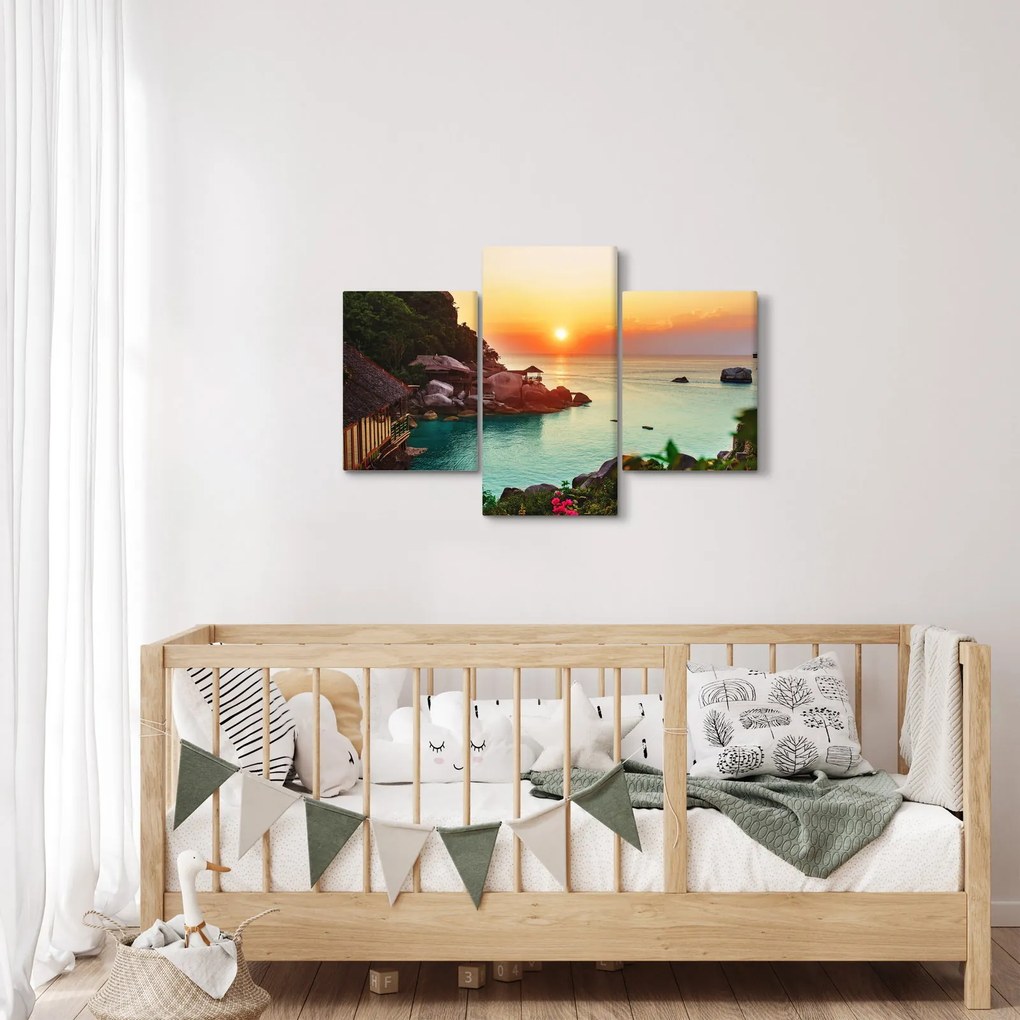 Tablou cu plaja frumoasă (90x60 cm)