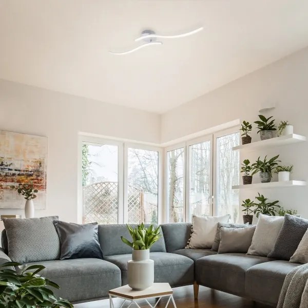 Lustră LED aplicată Briloner 3165-029 GO 2xLED/9W/230V