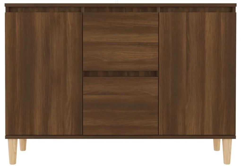 Servanta, stejar maro, 103,5x35x70 cm, lemn prelucrat 1, Stejar brun