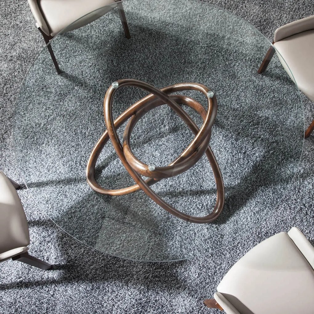 Masa dining design deosebit Walnut Wood, 140cm AC-DT16069-140