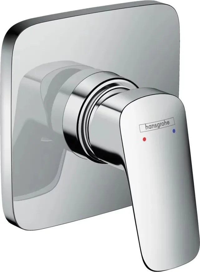 Baterie dus incastrata Hansgrohe Logis monocomanda crom lucios