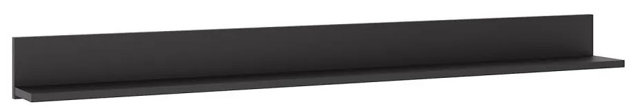 Poliță de perete FLOP, neagră