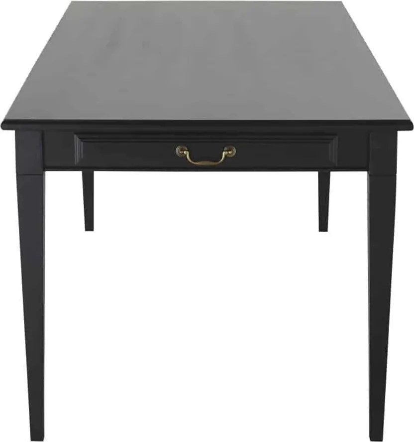 Masă lemn masiv Dining Noir L90xA70xH78cm