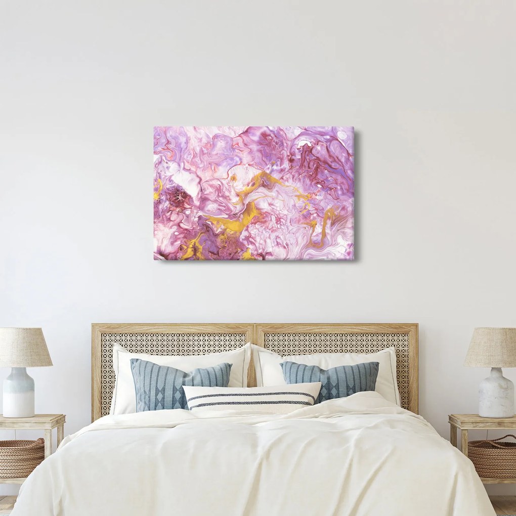 Tablou - Abstract roz (90x60 cm)