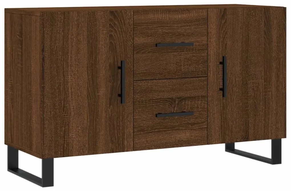 828203 vidaXL Dulap, stejar maro, 100x36x60 cm, lemn compozit