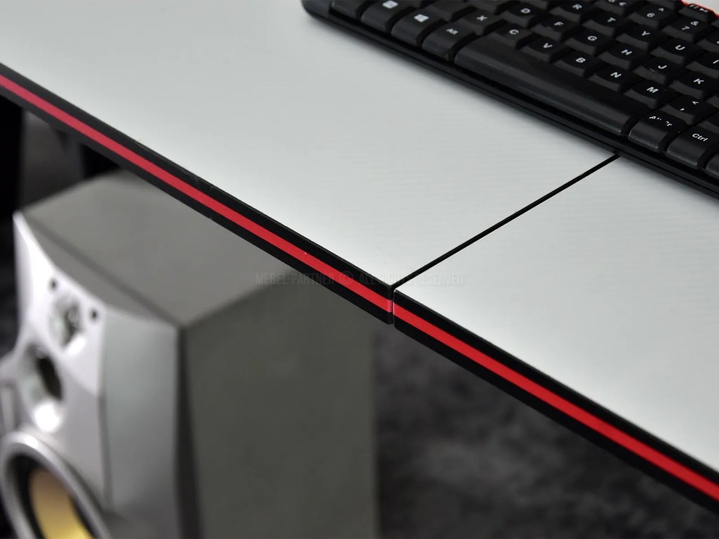 Masă PC Matts 160 (alb + negru). 1109782
