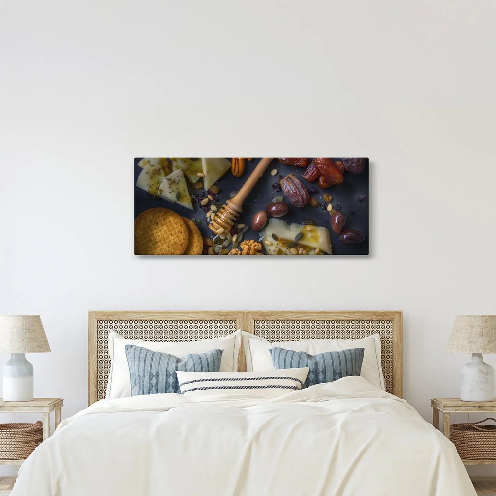 Tablou cu cu fructe uscate (120x50 cm)