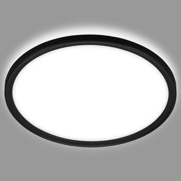 Plafonieră LED pentru baie SLIM LED/19W/230V IP44 negru Briloner 3642-415