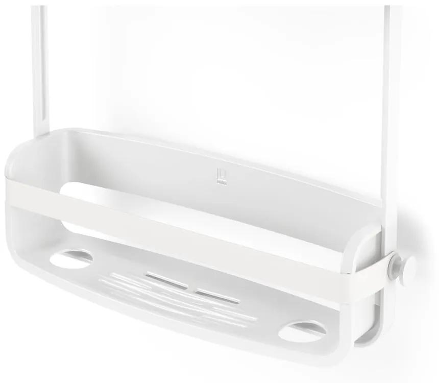 Raft pentru baie alb suspendat din plastic Flex – Umbra
