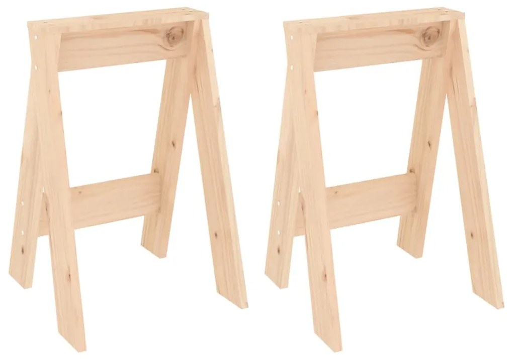 823664 vidaXL Scaune, 2 buc., 40x40x60 cm, lemn masiv de pin