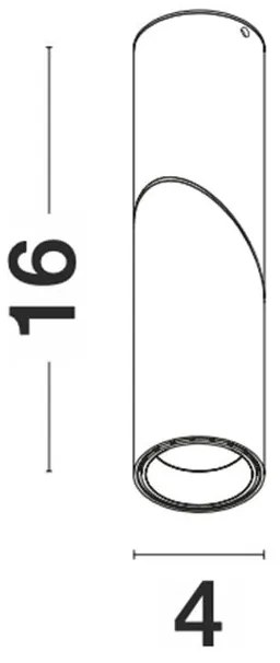 Spot LED aplicat ajustabil design modern BOSTON alb