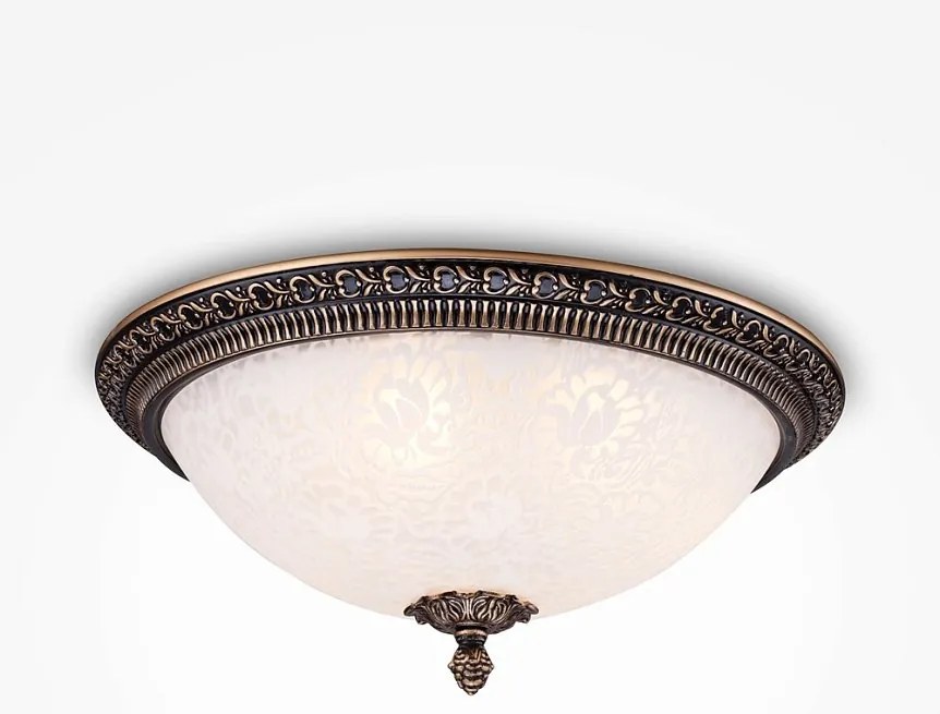 Plafoniera design clasic diametru 37cm, Pascal bronz MYC908-CL-03-R