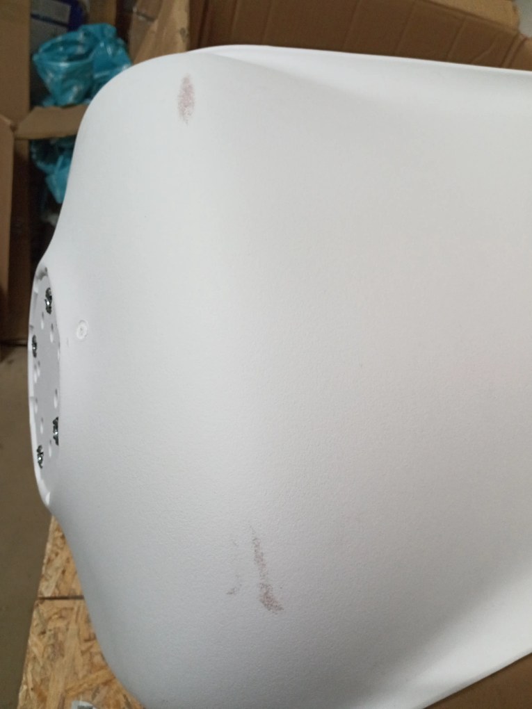 OFERTA Scaun alb BALI MARK cu picioare din fag clasa a doua