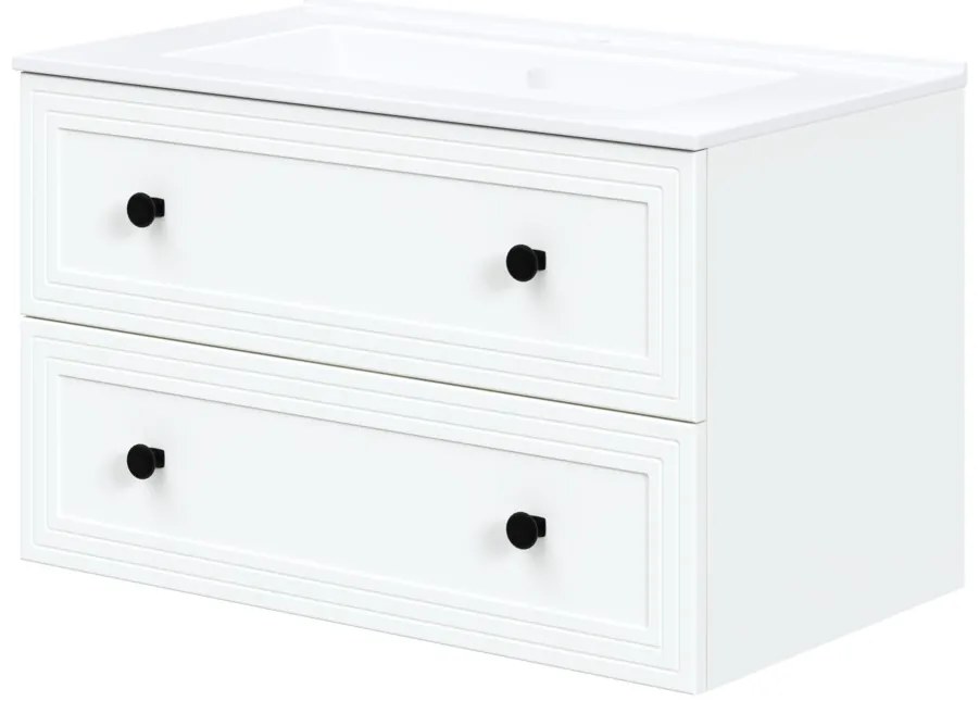 Dulap sub lavoar Bondi 80 cm, alb
