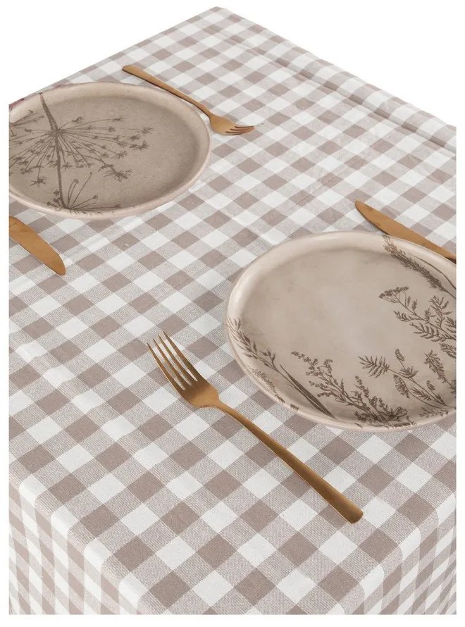 Față de masă din bumbac 150x250 cm Gingham – Tiseco Home Studio