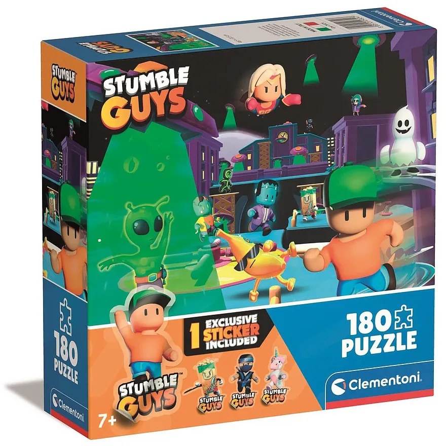 Stumble Guys Alien Puzzle Clementoni cu 180 de piese